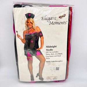 New Elegant Moments Plus Size Midnight Medic Costume - Size 1X/2X